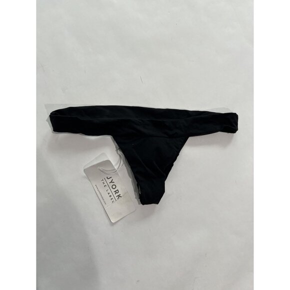 JYORK The Label Zoe Bikini Bottoms in Black - Picture 2 of 3